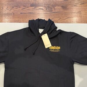 Scotch & Soda Black Hoodie with Yellow Detailing
